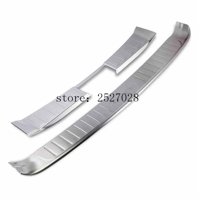 Stainless steel Rear Bumper Sill Protector cover For Nissan Rogue// X-Trail T32