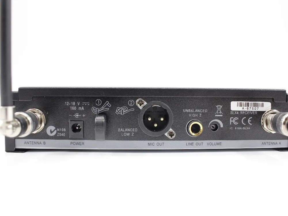 SLX24/BETA58 высокое качество один ручной беспроводной микрофон УВЧ вокальный микрофон системы с 6 pin Ручной