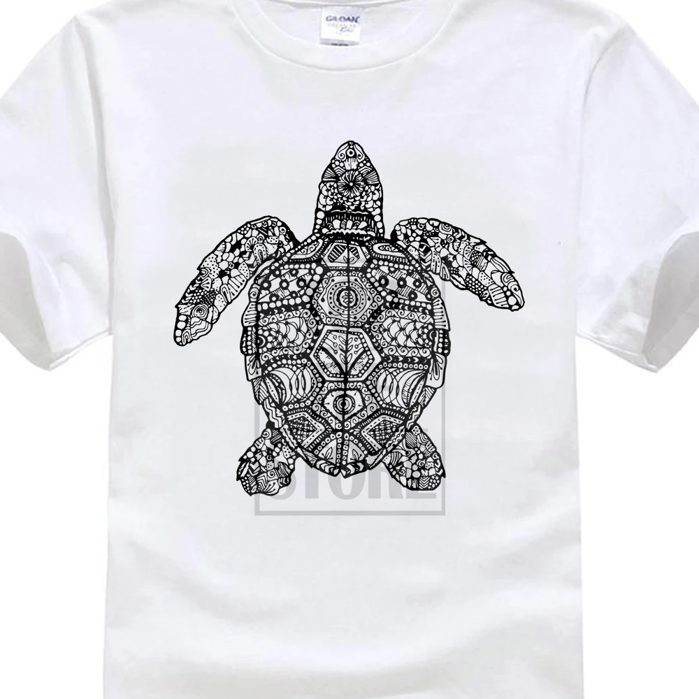 

High Quality Casual Printing Tee Movie Shirt Crew Neck Men Graphic Short Sleeve Aztec Turtle Tortoise T Shirts