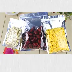 300 шт. 16x26 см фольги плоским Ziplock Сумки ясно пластиковые пакеты PE Zip-lock мешок для ткани/ продуктов питания/Подарки/Ювелирная упаковка Дисплей