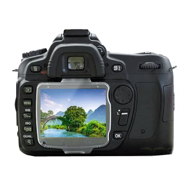 

BM-7 Camera LCD Screen Monitor Protection Cover Transparent Plastic Protector Cover for Nikon D80 DSLR Camera