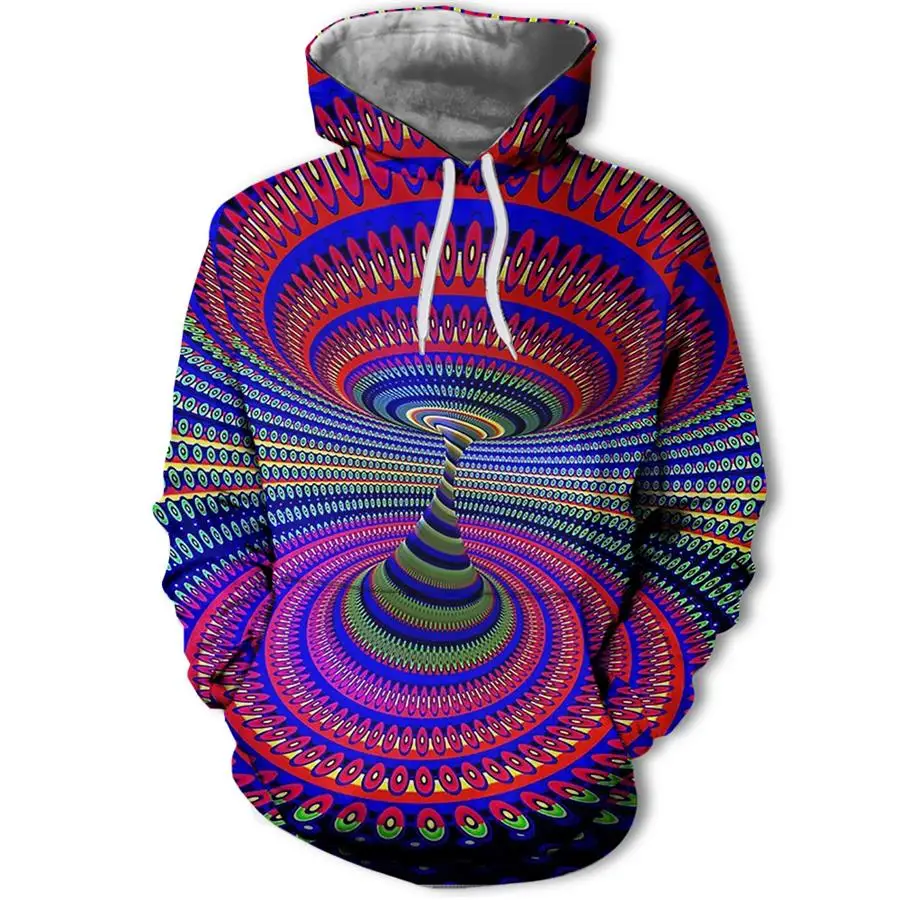 Мужские 3D толстовки сигнальный свет толстовки с капюшоном и карманами Горячая 3D анимация Пуловеры спортивные костюмы Подростковая верхняя одежда с длинными рукавами Осень