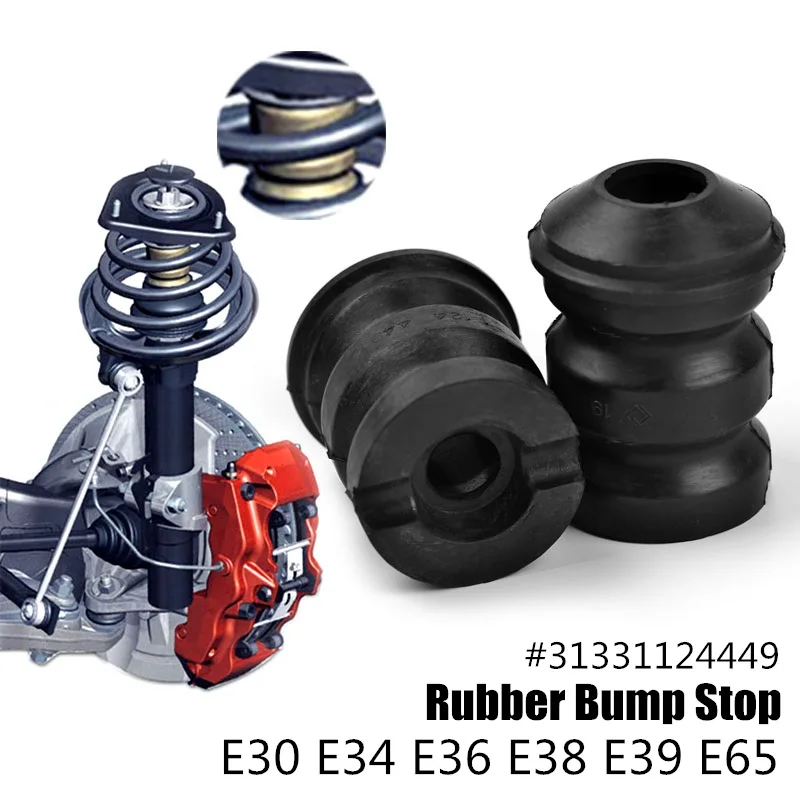 2 предмета подвеска автомобиля резиновый амортизатор бампера Отбойник 31331124449 для bmw аксессуары M3 X6 E30 E34 E39 318i 325i 525i