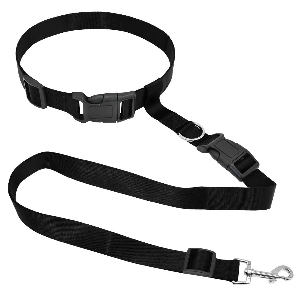 Hand Free Dog Collar and Leash Set Strong Nylon Small Large Dog Leash Collar Pet leads Running Jogging Hiking Walking 6 Color