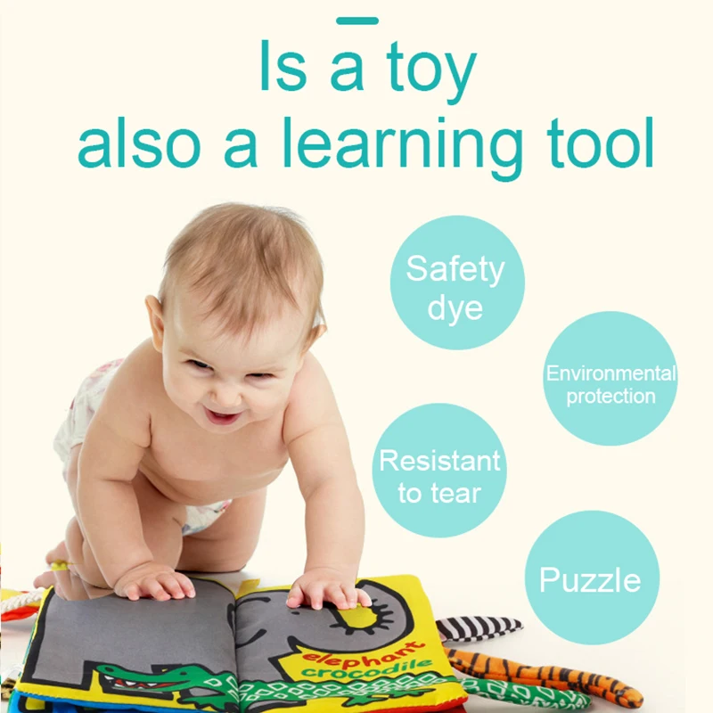 Children Educational Toys Sensory Stimulation Touch Toy Develop Intelligence Cloth Book Readings Puzzle Toys For Childrens Children Educational Toys Sensory Stimulation Touch Toy Develop Intelligence Cloth Book Readings Puzzle Toys For Childrens