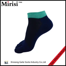 Mirisi good price men dress funny cheap five fingure socks