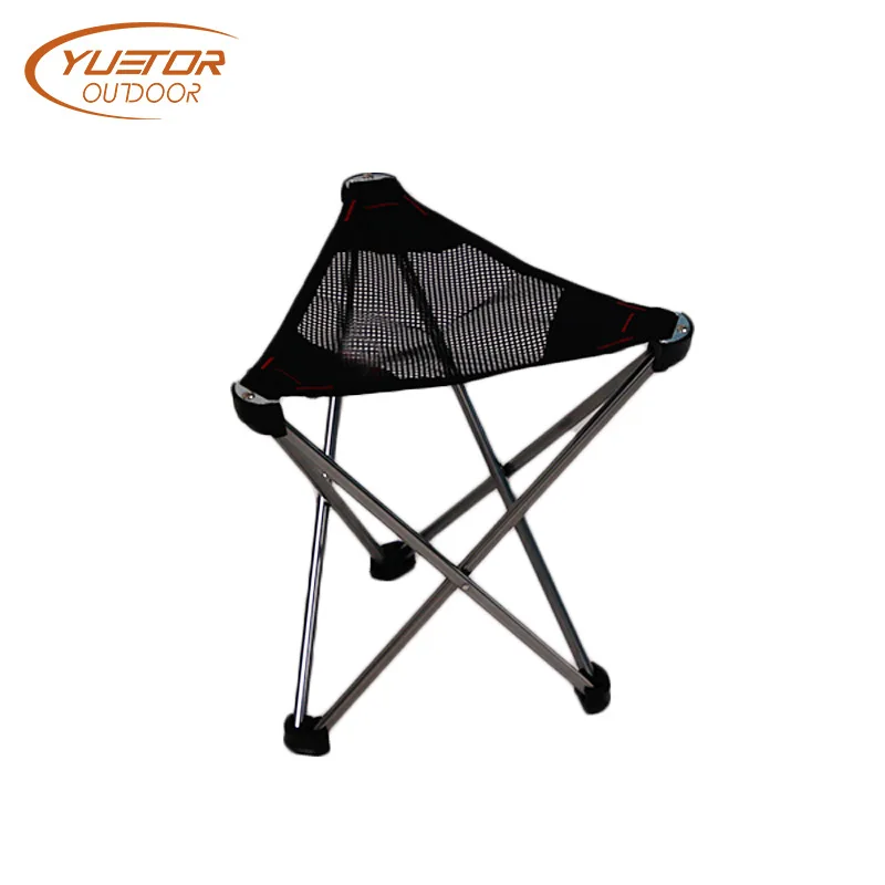 

YUETOR OUTDOOR Camping Stool Triangle Aluminum Alloy Oxford Mesh Breathable Ultra light Fishing Picnic Beach Folding Portable