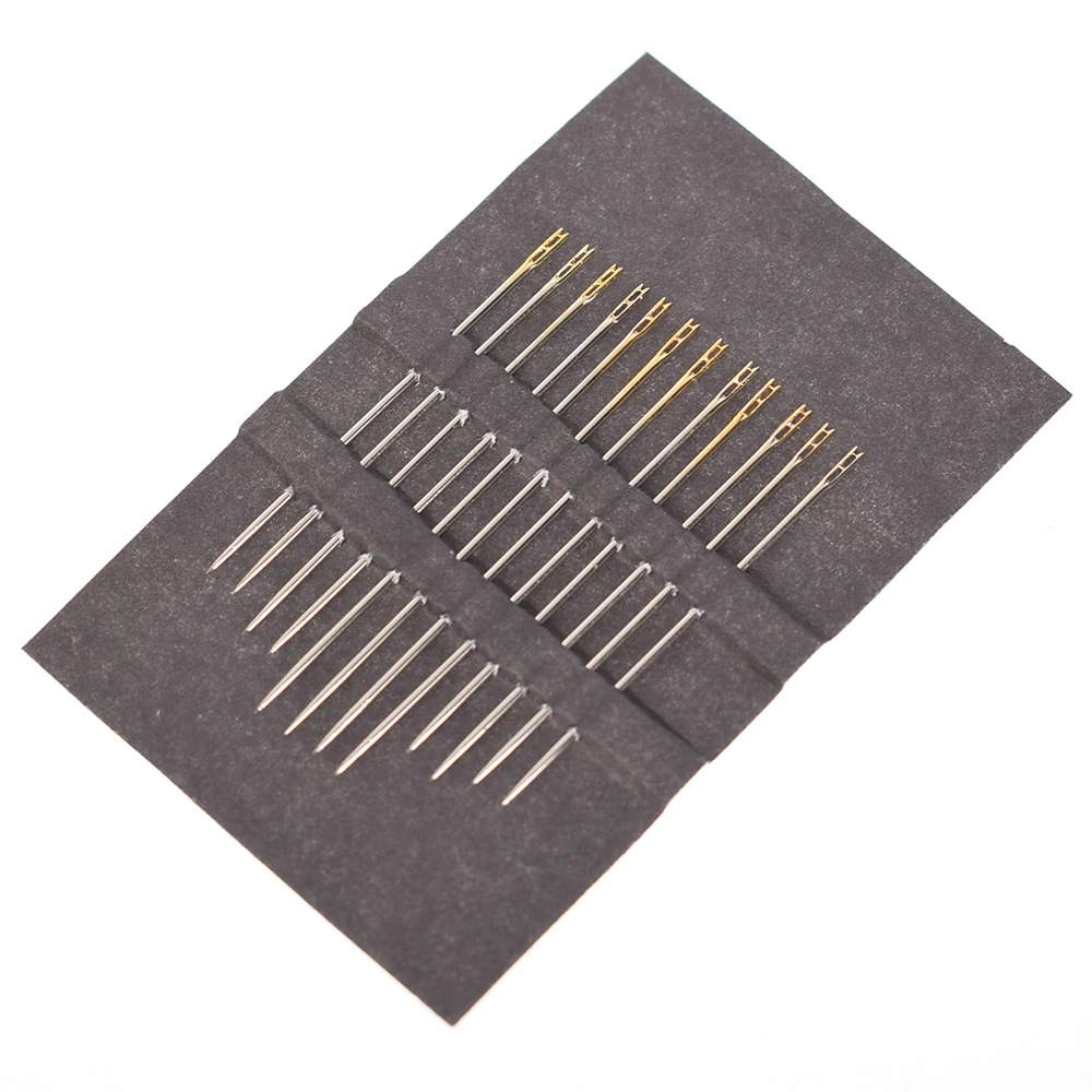 

12Pcs Hand Sewing Needles Stainless Steel Sewing Needles Self Threading
