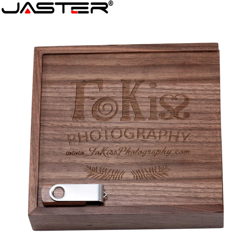 1 шт. бесплатный логотип грецкий орех фото уникальный Альбом Кристалл usb + коробка