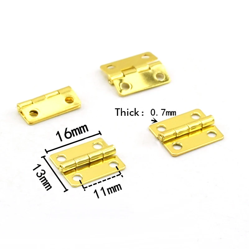 Mini-Scharniere Schrank Scharnier Schublade Scharnier Flugzeug Scharniere connectors-20pcs Bronze