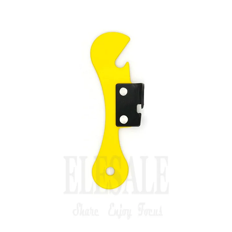 Новинка 4 цвета Портативный мульти-Функция открывашка для использования вне помещений лагерь аварийного открывалка для бутылок для самообороны инструмент повседневного ношения - Цвет: Yellow