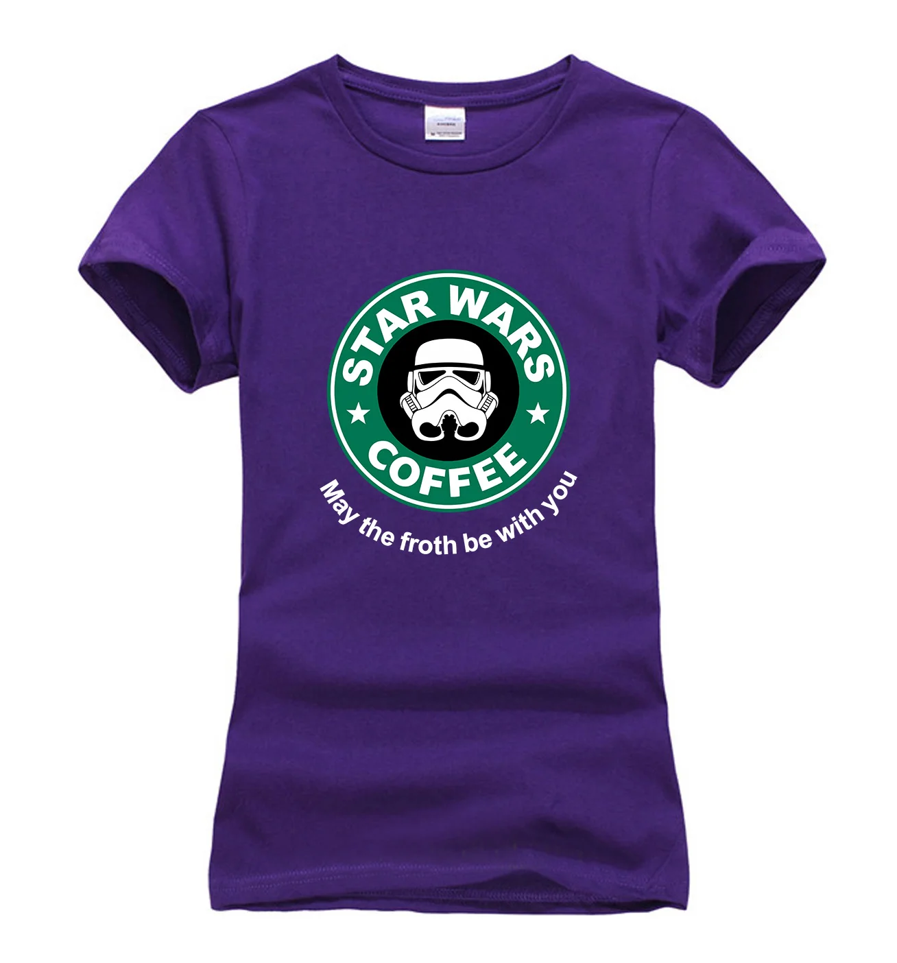 Стильная женская футболка с кофейным принтом "Звездные войны", лето,, женская футболка kawaii, брендовая одежда, harajuku, футболка, хипстерские Топы