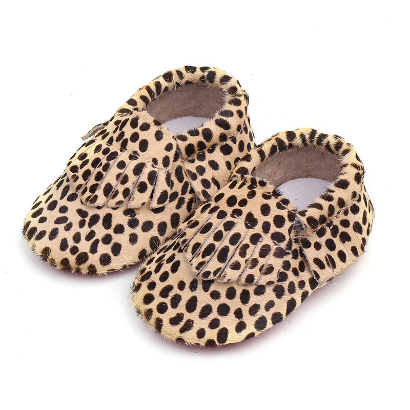 leopard moccasins with fringe