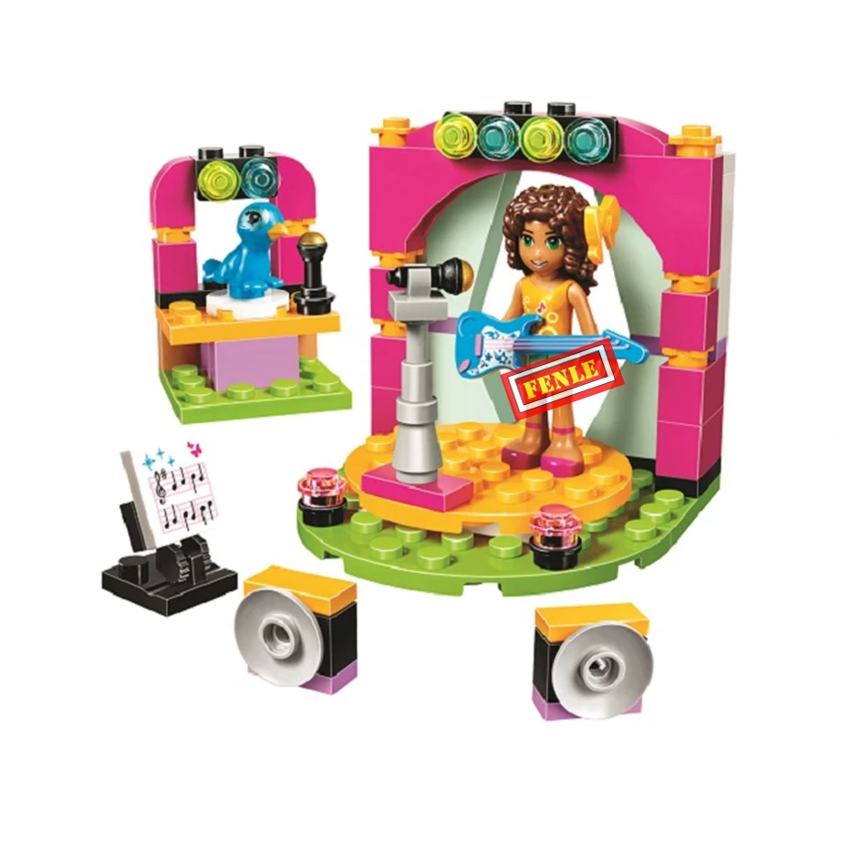 Friends Andrea's Musical Duet Model Building friends Block