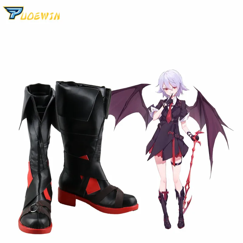 

Touhou Project Remilia Scarlet Cosplay Boots Shoes Custom Made