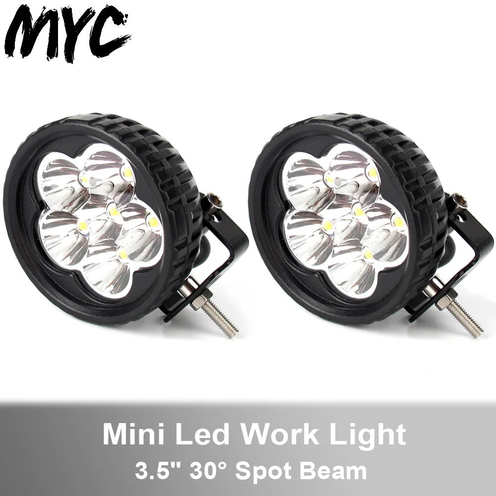 

3.5 Inch 18W Spot Beam Led Work Light For Car 4x4 Offroad Truck Motorcycle Tractor ATV Trailer Mini Driving Lights
