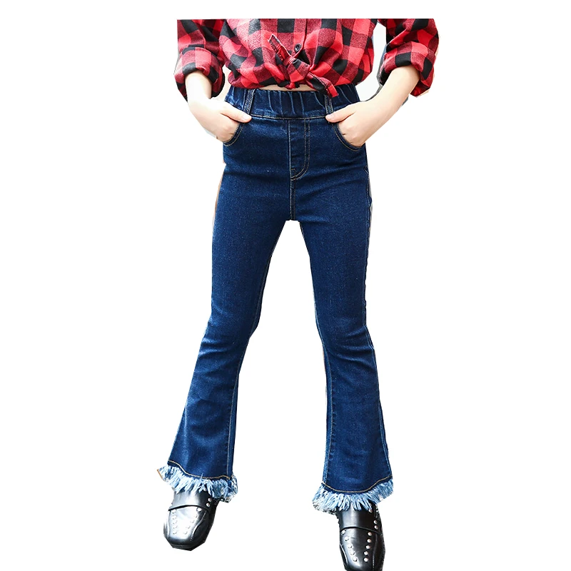 flare jeans elastic waist