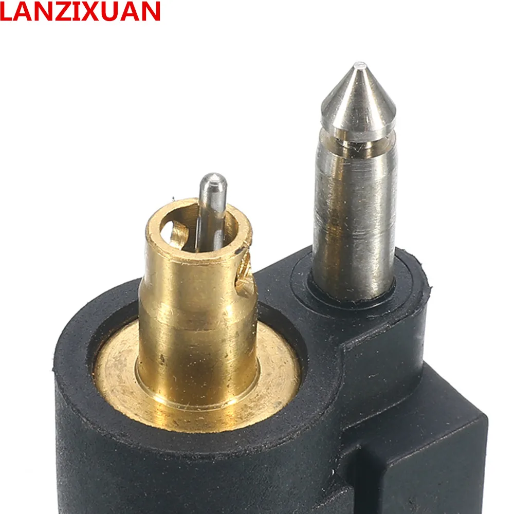 Boat Engine Fuel Line Connector Outboard Motor 6mm For Yamaha Fits 1/4" Black Boat Engine Fuel Line Connector Outboard Motor 6mm For Yamaha Fits 1/4" Black
