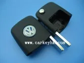 High quality VW flip key head (square) with ID48 glass chip |