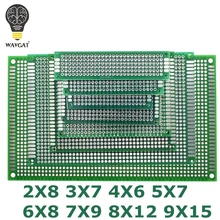 9x15 8x12 7x9 6x8 5x7 4x6 3x7 2x8 см двухсторонний прототип Diy универсальная печатная плата печатной платы для Arduino