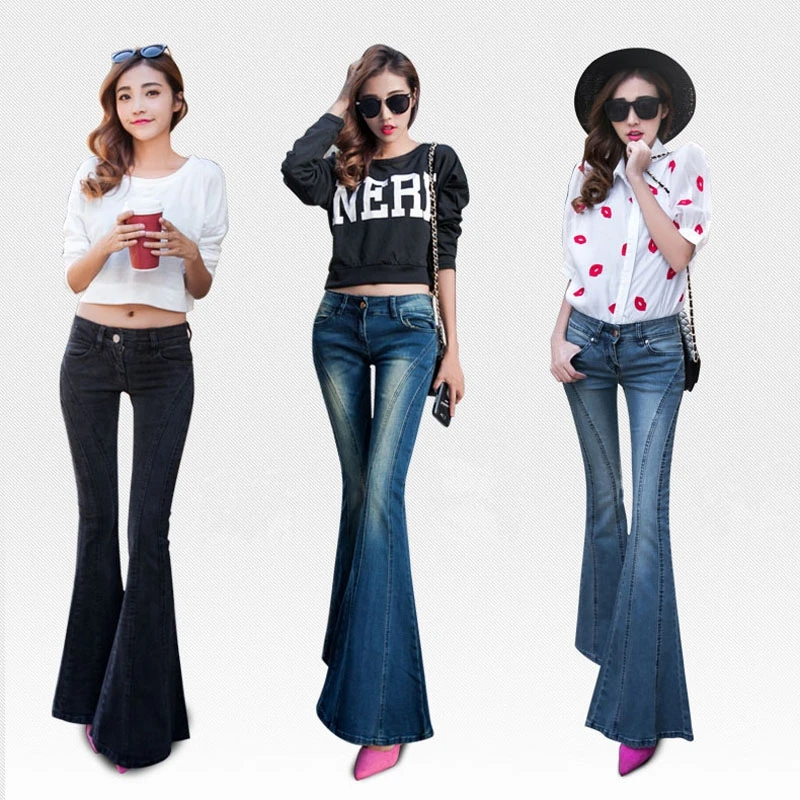 Popular Vintage Bell Bottom Jeans-Buy Cheap Vintage Bell