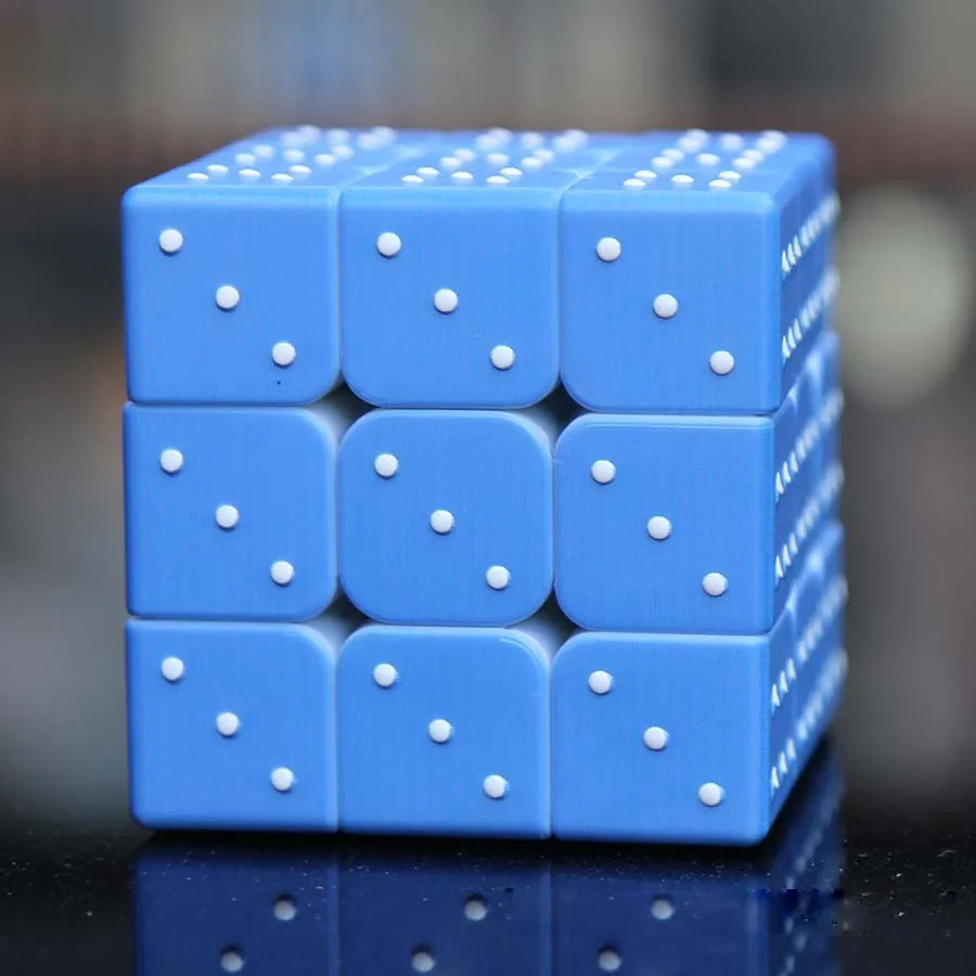 Волшебный куб 3x3x3 Neo Magico Cubo пазл для слепых отпечатков пальцев развивающие