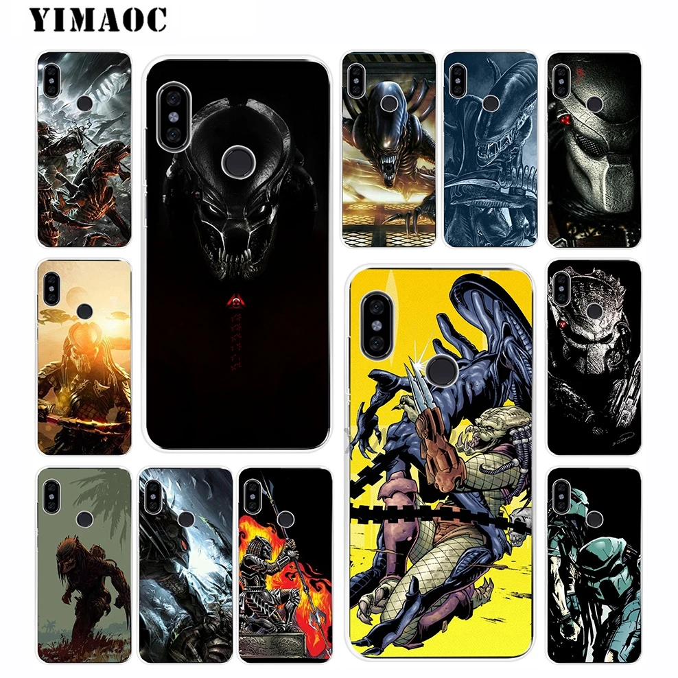 Мягкий силиконовый чехол YIMAOC Xenomorph Aliens predator для Xiaomi Redmi 6 6A 5A 5 S2 Puls Note 8 7 4X4 4A Pro Go |