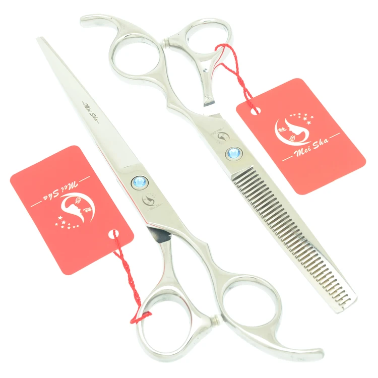 

Meisha 7 inch Barber Shop Hair Scissors Set Hairdressing Salon Supplies Professional Hair Cutting Thinning Shears HA0355