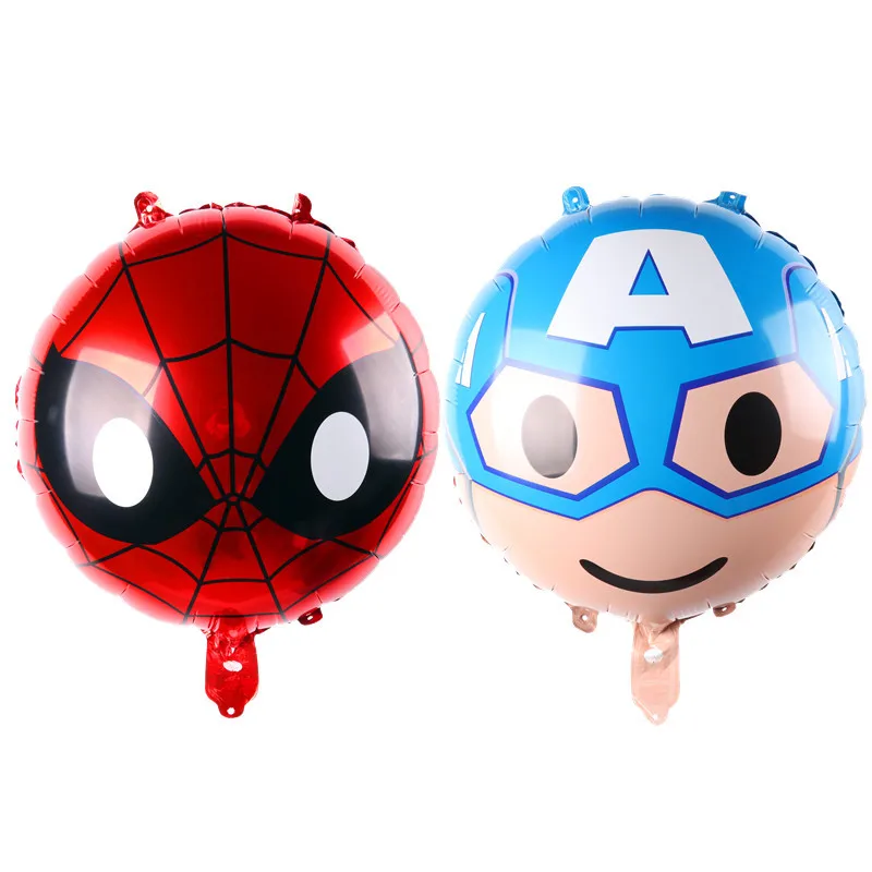 

Superhero Baby Toy Captain America Superman Spiderman Helium Balloon Decorations Party Wholesale balloons