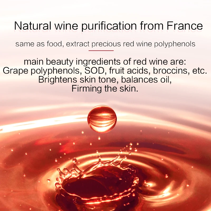 Korean Red Wine Essence Sleeping Facial Mask Whitening Cream Moisturizing Gel Night Cream Aging Nutrition Brighten Face 100g Korean Red Wine Essence Sleeping Facial Mask Whitening Cream Moisturizing Gel Night Cream Aging Nutrition Brighten Face 100g