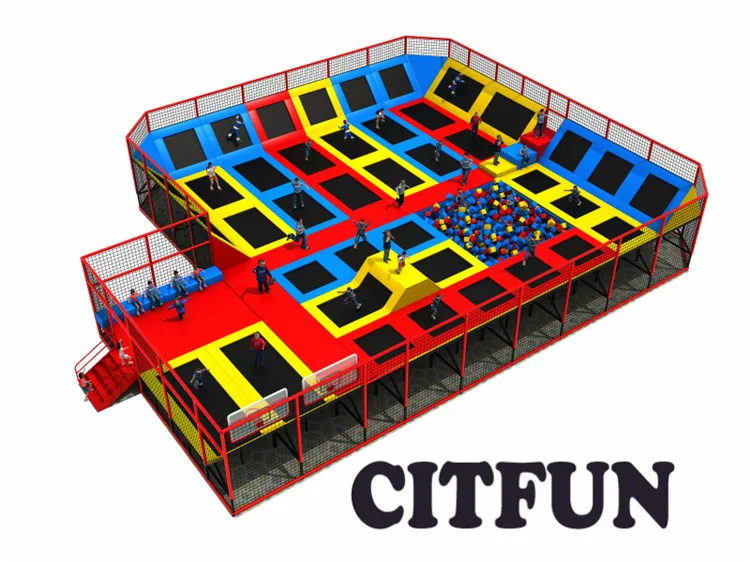 

23*19m factory price trampoline park with CE approval for sale CIT-TP221a