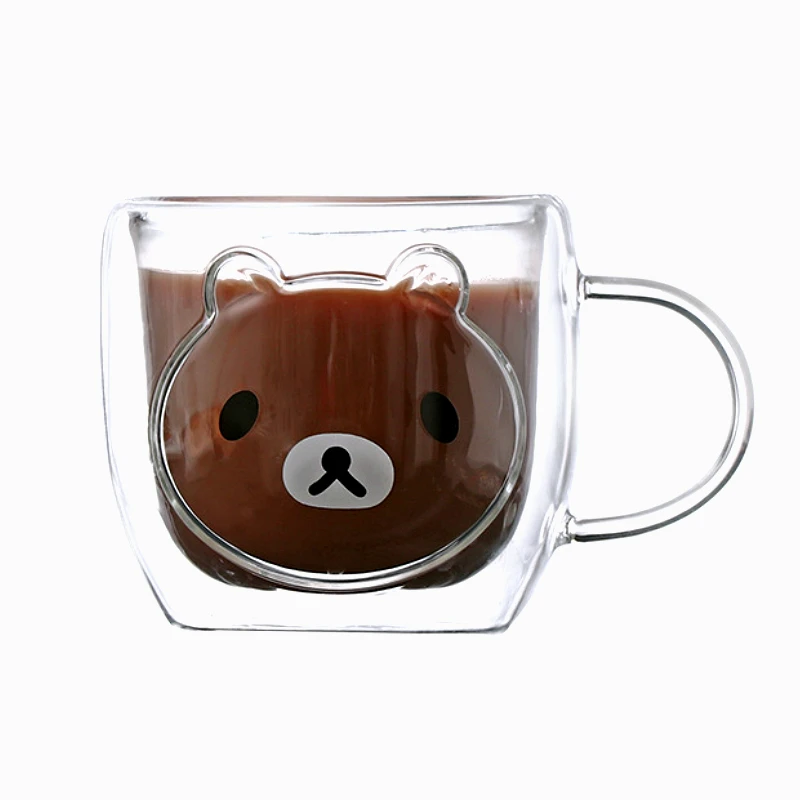 1pc 250 Ml Creative Bear Double Bears Twin Coffee Cup Double 1pc 250 Ml Creative Bear Double Bears Twin Coffee Cup Double