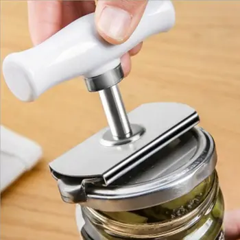 

Kitchen Bottle Jar Cap Opener Ajustable Stainless Steel Manual Bottle Jar Opener Handy Screw Cap Jar Opener Cooking Tool