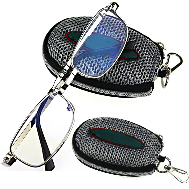 Горячая складные очки для чтения Для женщин Для мужчин пресбиопические очки диоптрий 1,5 2,5 металлический каркас часы мини Oculos de sol Gafas Портативный