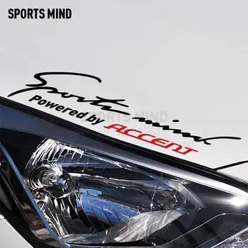 

Sports Mind Car Styling On Car Lamp Eyebrow Automobiles Car Sticker For hyundai accent exterior accessories