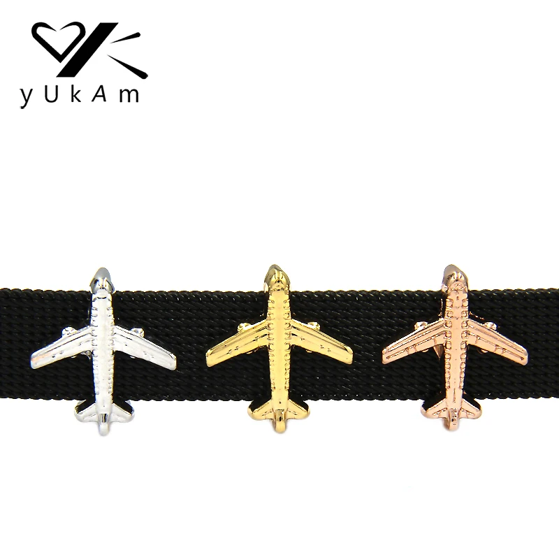 Ювелирные изделия YUKAM Keys Air Plane самолет горка подвески Keeper для браслетов из