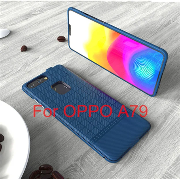 5000 мАч Портативный Мобильный блок питания для OPPO A73 чехол для батареи Корпус Зарядного устройства для OPPO A79 корпус запасной чехол для батареи отсек - Цвет: Blue for OPPO A79
