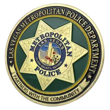 Соединенные Штаты военные Лас-Вегаса столичный Полицейский отдел/LVMPD G-P наградная монета 1148