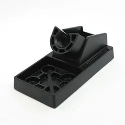 Benchtop Metal Soldering Iron Stand Holder Black w Sponge