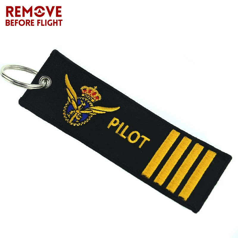Pilot Key Chain for Motorcycles and Cars OEM Key Chains Embroidery Key Fobs Fashion Jewelry Aviation Gifts Fashionable Keychain08