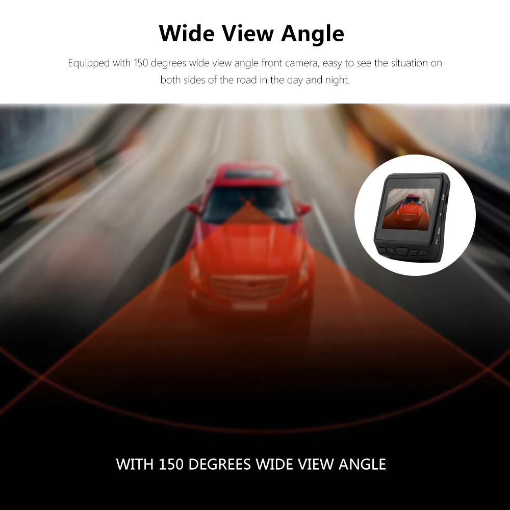 Full HD 1080 P Мини Автомобильный видеорегистратор с gps 2,3 дюймов ЖК-экран Dash cam 150 широкоугольный поддержка g-сенсор