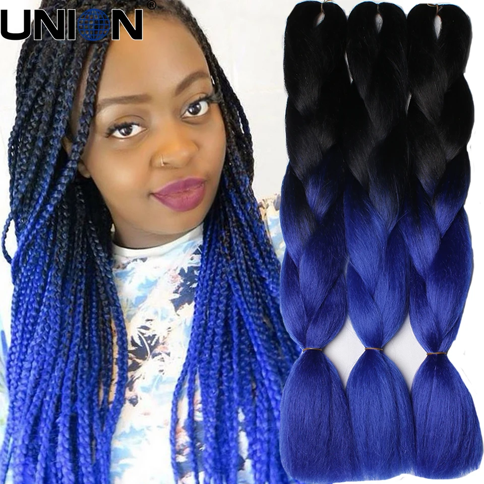 Light Blue Ombre Braiding Hair Pmc2019