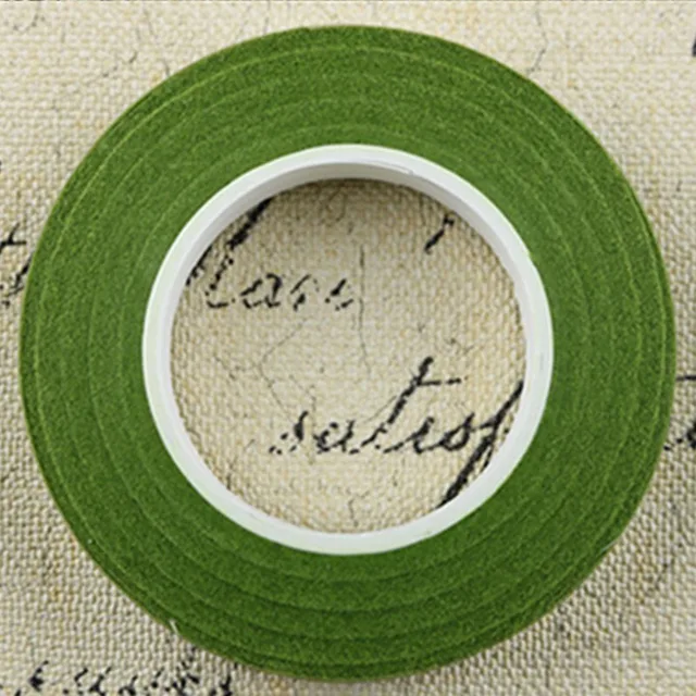 DIY Flower Decor Self Adhesive Green Paper Tape Floral Stem Tape