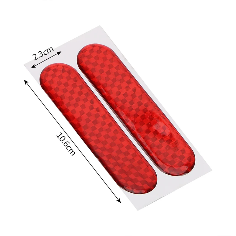 

2pcs Bicycle Reflective Stickers Car Mountain Bike Reflective Stickers Strips Adhesive Tape for Bike Safety Bicycle Acce