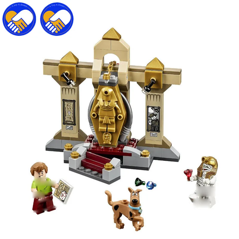 A TOY A DREAM NEW 109pcs Blocks Scooby Doo 10428 Mummy Museum Stery font b Building