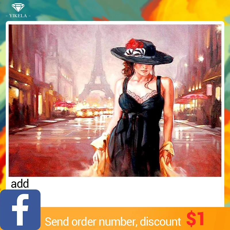 

Full Square DIY 5D Diamond Painting Women Picture Of Rhinestone 3D Mosaic Diamond Embroidery Home Decor Gifts Wall Stickers