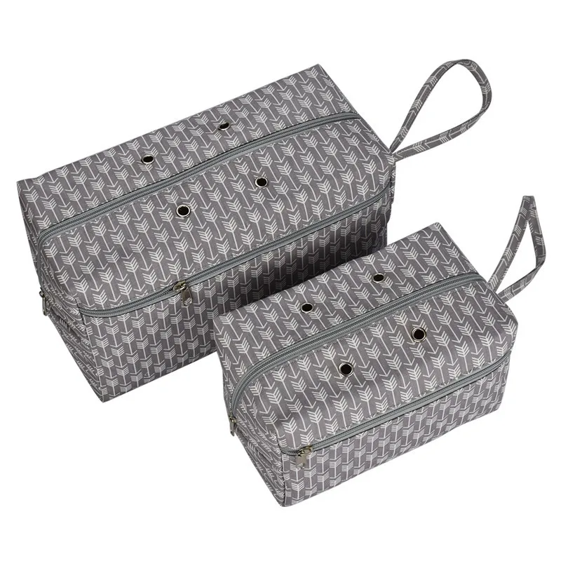 Women Tote Yarn Storage Bag Large Capacity Crochet Knitting Yarn Storage Organizer Bag Wool Ball Holder Tool Case Basket For Mom (9)