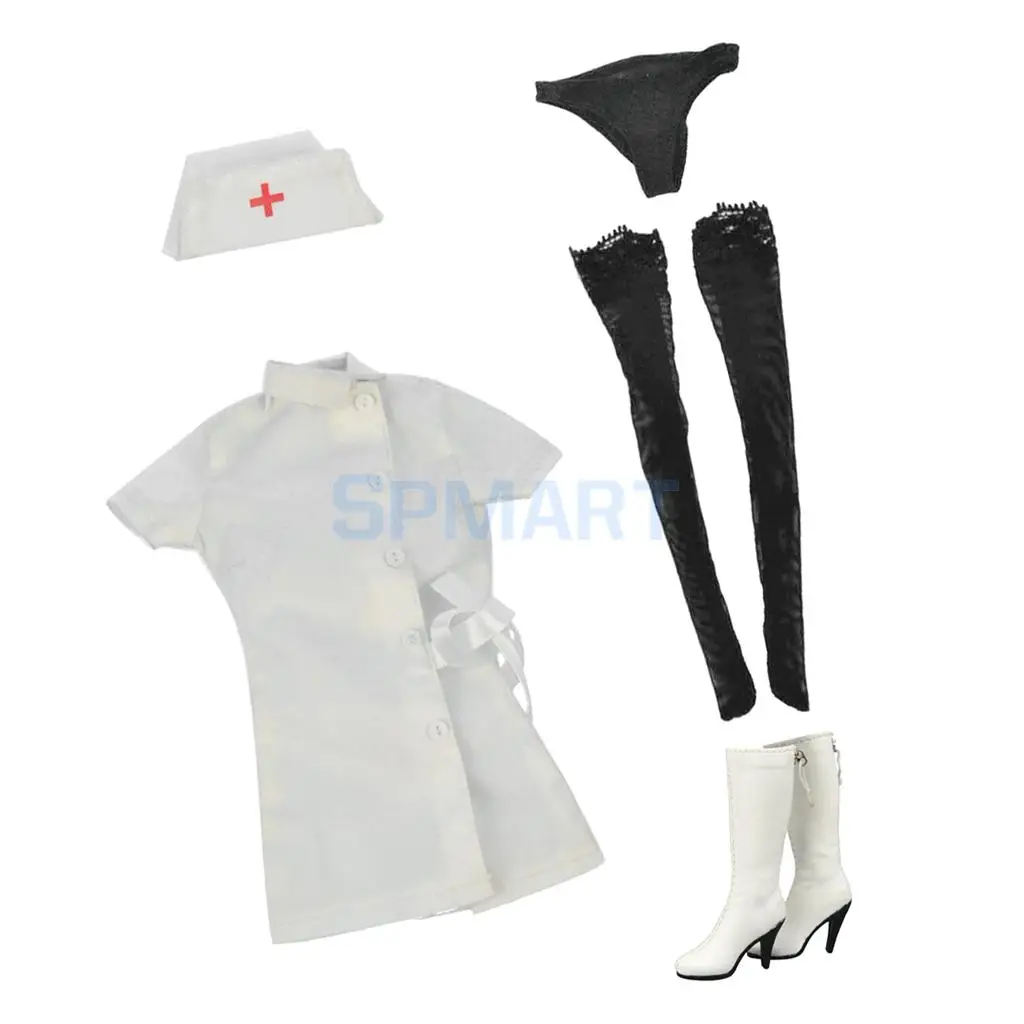 1//6 Scale Female White Shirt Fit for Hot Toys Phicen Kumik Accessories