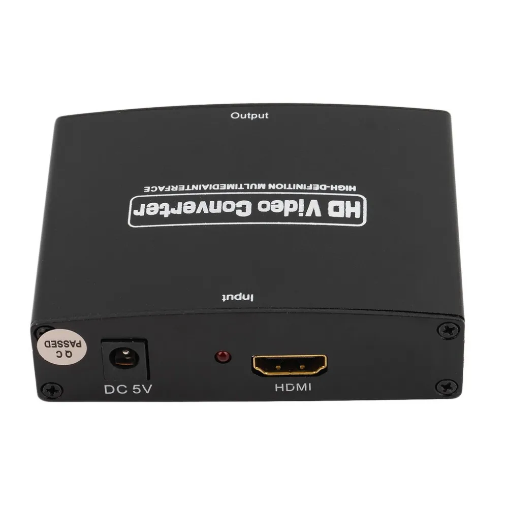 HDMI в RGB компонент(YPbPr) видео+ R/L аудио адаптер конвертер HD tv HD видео конвертер 2 канала LPCM 1,65 Гбит/с/165 МГц США штекер