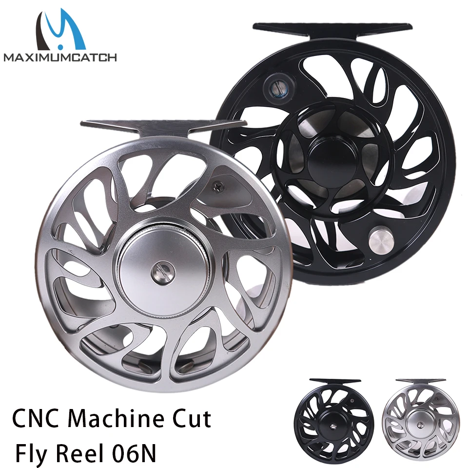 Vliegvissen Reel, 3/4 Gewicht CNC Gefreesde Aluminium